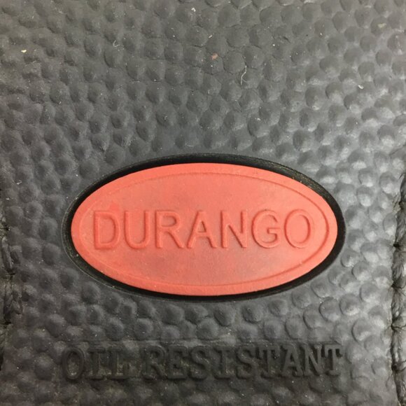 Vintage Durango Mens 11" Harness Boot Size 9.5EE Western Black Leather Square To - Picture 11 of 13